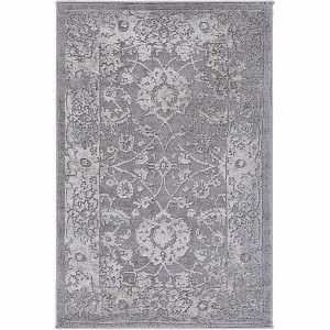 Hauteloom Benavides Gray Updated Traditional Tibetan Rug - 1 of 4