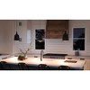 Urban Ambiance Luxury Americana Modern Pendant,  16-3/4"H x 8-3/8"W,  Midnight Black Finish, UHP2343 - 2 of 4