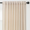 Chanasya 2pk Embossed Damask Room Darkening Window Curtain Panels - Set of 2 - 3 of 4