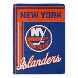 NHL New York Islanders 46" x 60" Raschel Throw Blanket - 1 of 4