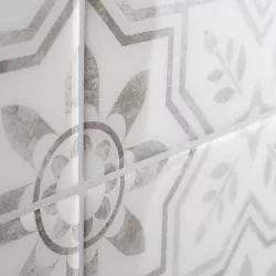 Smart Tiles 4pk Kitchen Kit Sicile Glossy Peel & Stick 3D Tile Paper Backsplash