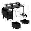 UPHA 47-inch Computer Desk with power outlet,Monitor Stands - 3 of 4