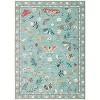 Modern Insect Floral Area Rug - Non-Slip Stain-Resistant Low Pile Carpet, Machine Washable Ultra-Soft Accent Mat for Living Room, Bedroom Kitchen - 2 of 4