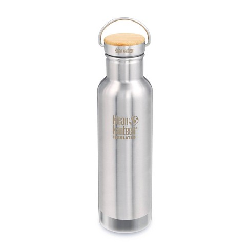 Klean Kanteen oz Classic Insulated Reflect With Bamboo Cap Brushed Stainless Target