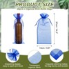 Unique Bargains Organza Drawstring Wine Bottle Wrapping Gift Bags 14.5" x 5.5" 20 Pcs - 2 of 4