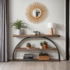 Hommoo 63" 3-Tier Arched Console Table, Narrow Entryway Sofa Table - 2 of 4