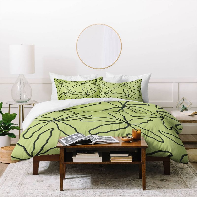 Jae Polgar Party Comforter Set Green - Deny Designs, 5 of 6