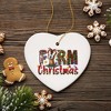 Fun and Festive Farm Christmas Ornament with Goat and Plaids| OrnamentallyYou - 4 of 4