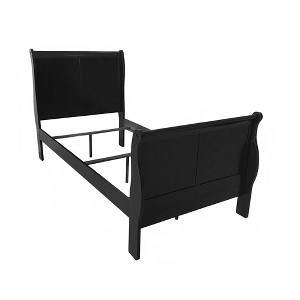Acme Furniture Twin Bed Louis Philippe III Black Finish - 1 of 4
