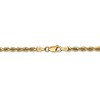 Black Bow Jewelry 3.35mm, 14k Yellow Gold, D/C Quadruple Rope Chain Necklace - 4 of 4