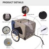 Lyngins Outdoor Foldable Dog Stroller with All-Terrain Wheels, Dog Bike Trailer with Weatherproof Fabric, Pet Bike Trailer Dog Cart for Bicycle - 2 of 4