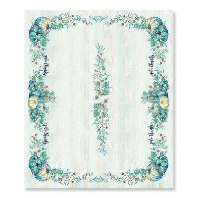 Cool Autumn Multicolor Cotton Rectangular Tablecloth