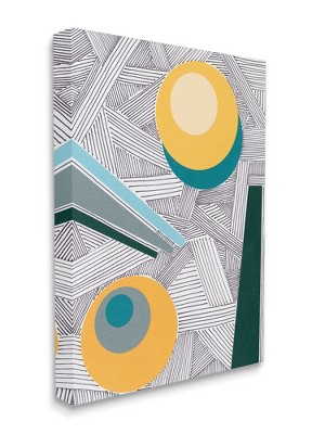 Stupell Industries Modern Geometric Abstraction Asymmetrical Circles