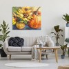 Stupell Industries Fall Sunflowers & Gourds, 48" x 36" - 2 of 4