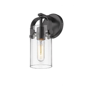 Pilaster II Cylinder - 1 Light Wall Sconce In Contemporary Style-10.5 Inches Tall and 4.5 Inches Wide - 1 of 1
