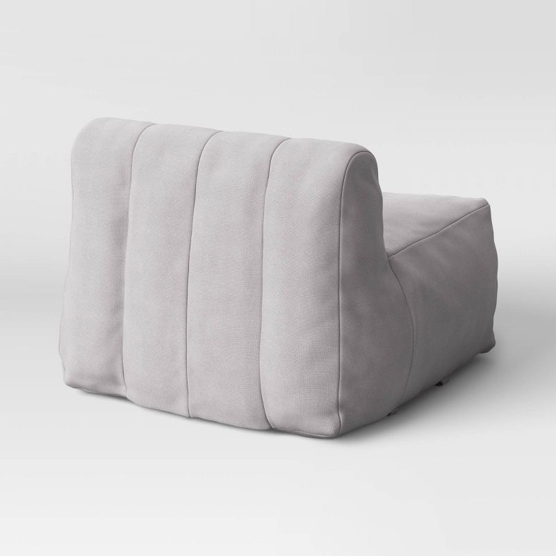 Modular Bean Bag Section Sofa Armless Gray - Room Essentials&#8482;, 5 of 7