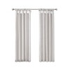 PAGED Faux Silk Blackout Curtains for Bedroom,Window Curtain Panel with Twisted Tab Top,Lined,Curtains for Living Room,Machine Washable - 2 of 4