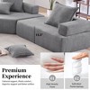 48" Boucle Modular Loveseat Frame with Fully Compressed Design - 4 of 4