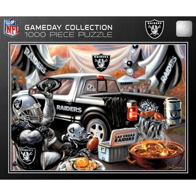 MasterPieces 1000 Piece Jigsaw Puzzle - NFL Las Vegas Raiders Gameday