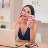 Unique Bargains Women Square Shape Handheld Mirror for Travel Orange 1 Pc - 3 of 4
