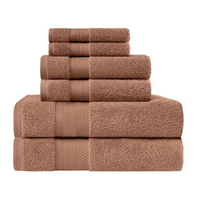 Luxury Cotton Heavyweight Solid Plush Towel Set by Blue Nile Mills
