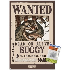 Trends International One Piece - Buggy Wanted Poster Unframed Wall Poster Prints - 1 of 4