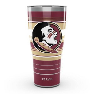 NCAA Florida State Seminoles 30oz Hype Stripes Stainless Steel Tumbler - 1 of 4