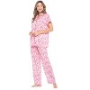Casual Nights Women's Short Sleeve Floral Pajama Set - 2 of 4
