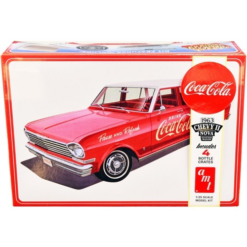 Skill 3 Model Kit 1963 Chevrolet Ii Nova Wagon coca cola 1 25 Scale Model By Amt Target