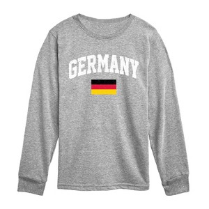 Boys' - Instant Message - Germany Flag Long Sleeve Graphic T-Shirt - 1 of 4