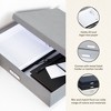 Bigso Sverker Fiberboard Legal and Art Storage Box | Scrapbook Storage Box for Loose Papers | Document Boxes with Lid | 17.1’’x12.2’’x3.3’’ - 4 of 4