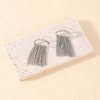 SOHI Women's The Hanging Chain Bar Drop Earrings - 2 of 4