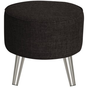 Riverplace Ottoman with Splayed Black - Project 62
