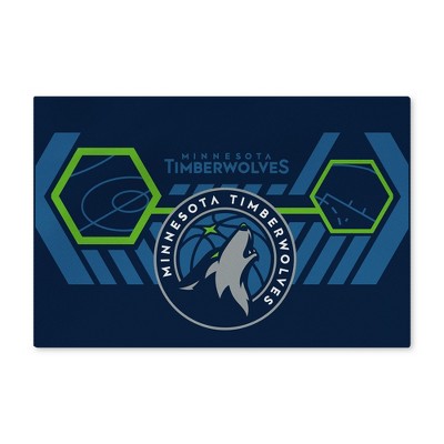NBA Minnesota Timberwolves Agile Washable Rug 20 x 32 Inches