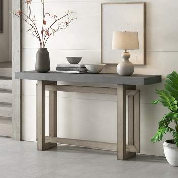 59.1" Modern Industrial Style Console Table - ModernLuxe