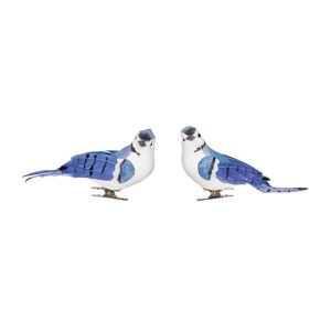 Gallerie II Blue Jay Clip Ornaments A/2 - 1 of 3