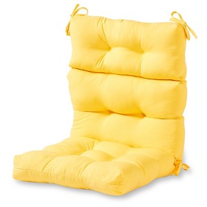 Kensington Garden 24"x22" Outdoor High Back Chair Cushion - 1 of 4