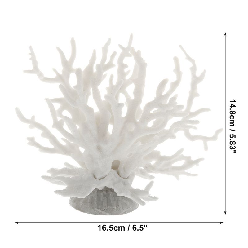 Unique Bargains Colorful Coral Reef Decor Mini Faux Coral Decor for Aquarium Decorations 6.5"x5.83" 1 Pcs, 4 of 7