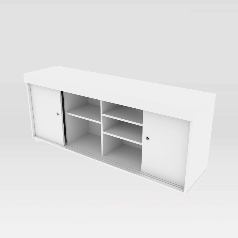 TV Stand for TVs up to 65&#34; with Storage White - Techni Mobili, 6 of 11