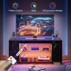 Pinmoco 47'' TV Stand for TVs up to 55", Gaming Entertainment Center with LED Lights - 3 of 4