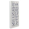Stupell Industries Find Self In Sea Phrase, 13" x 30" - 3 of 4