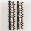 vidaXL Wall Mounted Wine Racks for 12 Bottles 2 pcs Black Iron - 4 of 4