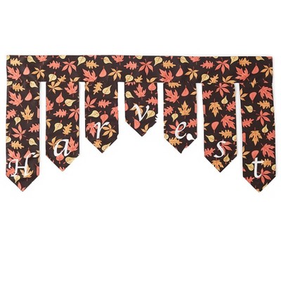The Lakeside Collection Harvest Themed Mantel Scarves - Fall Mantel Decor for Living Room