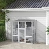 PawHut Catio, Outdoor Cat Enclosure Window Box Wooden Cat House w/ Weather Protection Roof for 2 Kitties with Resting Box, Platforms & Bridge - 2 of 4