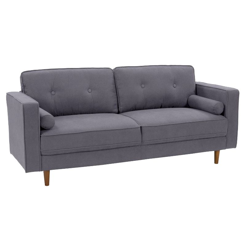 Mulberry Fabric Upholstered Modern Sofa - CorLiving, 3 of 9
