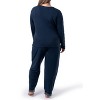 Fruit of the Loom Women's and Women's Plus Long Sleeve Pajama Set - 2 of 4