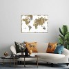 Gilded Map by All That Glitters Unframed Wall Canvas - iCanvas - 3 of 4