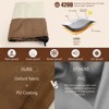 Topteng Waterproof Outdoor Patio Round Table Cover - Beige - 3 of 4