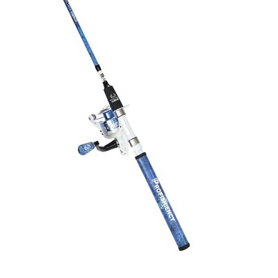 Profishiency 6'3 Pro Spincast Combo - White/gray : Target