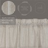 Hatteras Seersucker Blue Ticking Stripe Panel Set of 2 84x40 - 3 of 4